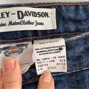 2011-12 Vintage Harley Davidson women’s Size 8 bootcut jeans New without tags!